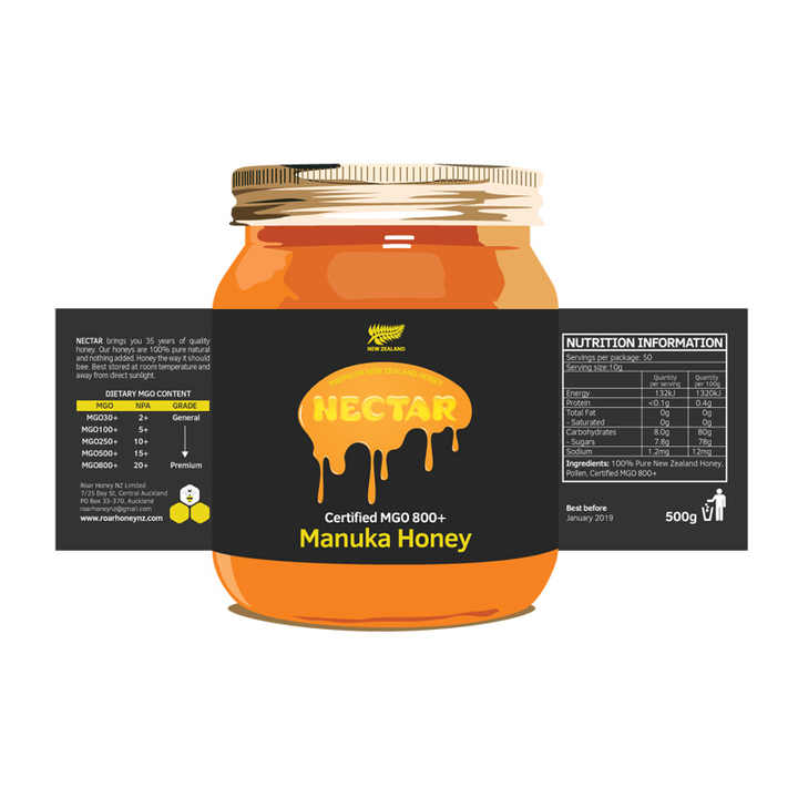 honey bottle labels